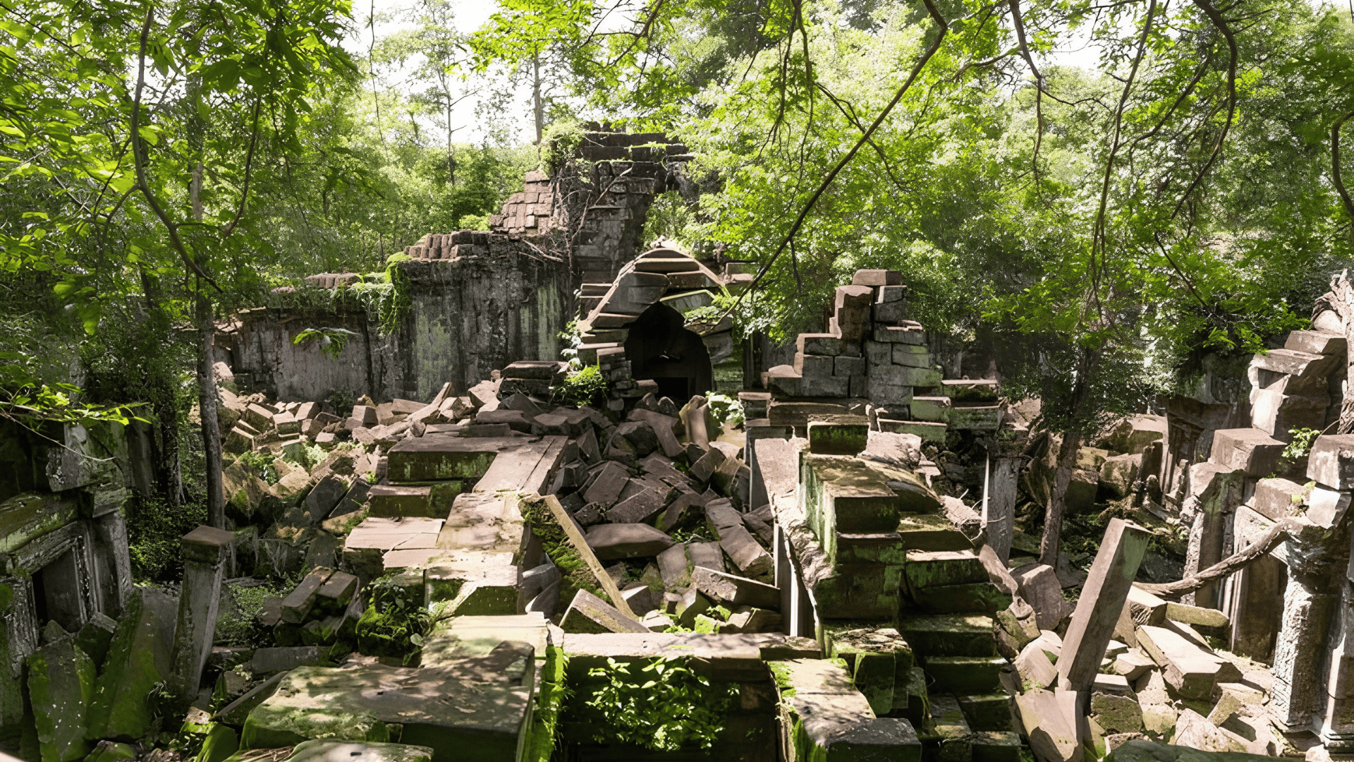 世界遺産　ベンメリア遺跡の見学
